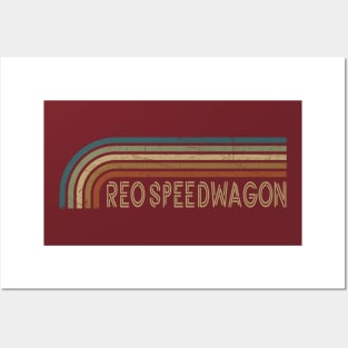 REO Speedwagon Retro Stripes Posters and Art